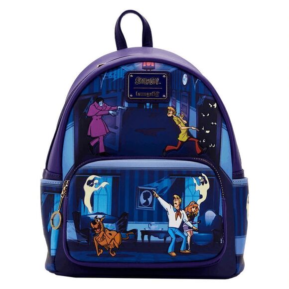 Loungefly Scooby Doo Glow in the Dark Monster Chase Mini Backpack - Picture 1 of 5